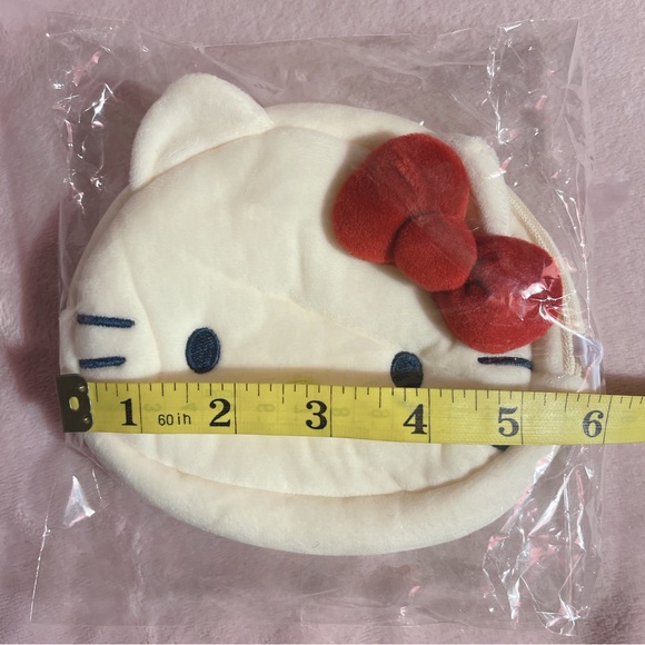 Hello Kitty Bags Hp Hello Kitty Round Face Velour Pouch Poshmark